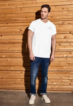Shirt met V-hals