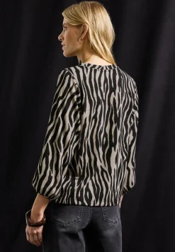 Shirt met zebrapatroon