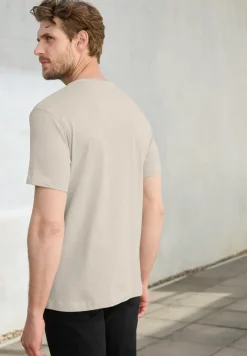 Shirt van katoen met tekst