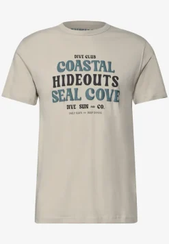 Shirt van katoen met tekst