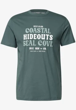 Shirt van katoen met tekst