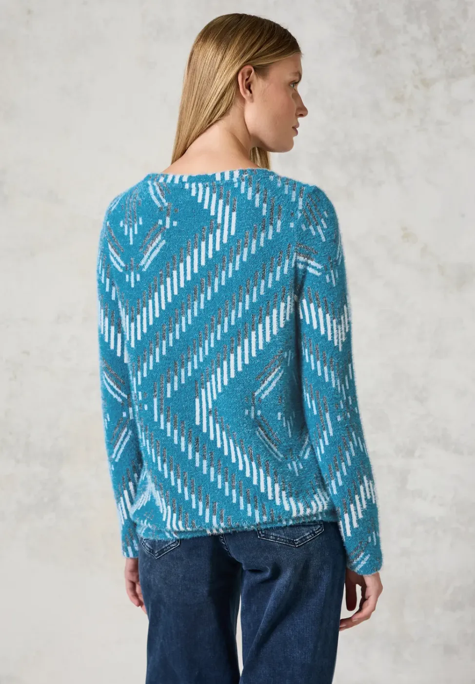 Shirt van verengaren met patroon