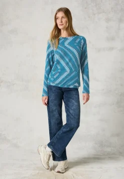 Shirt van verengaren met patroon