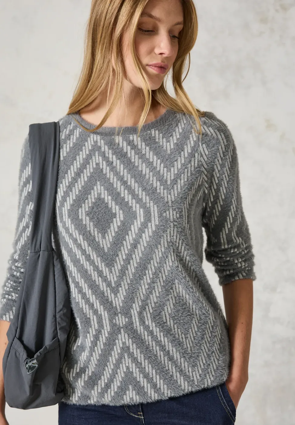 Shirt van verengaren met patroon
