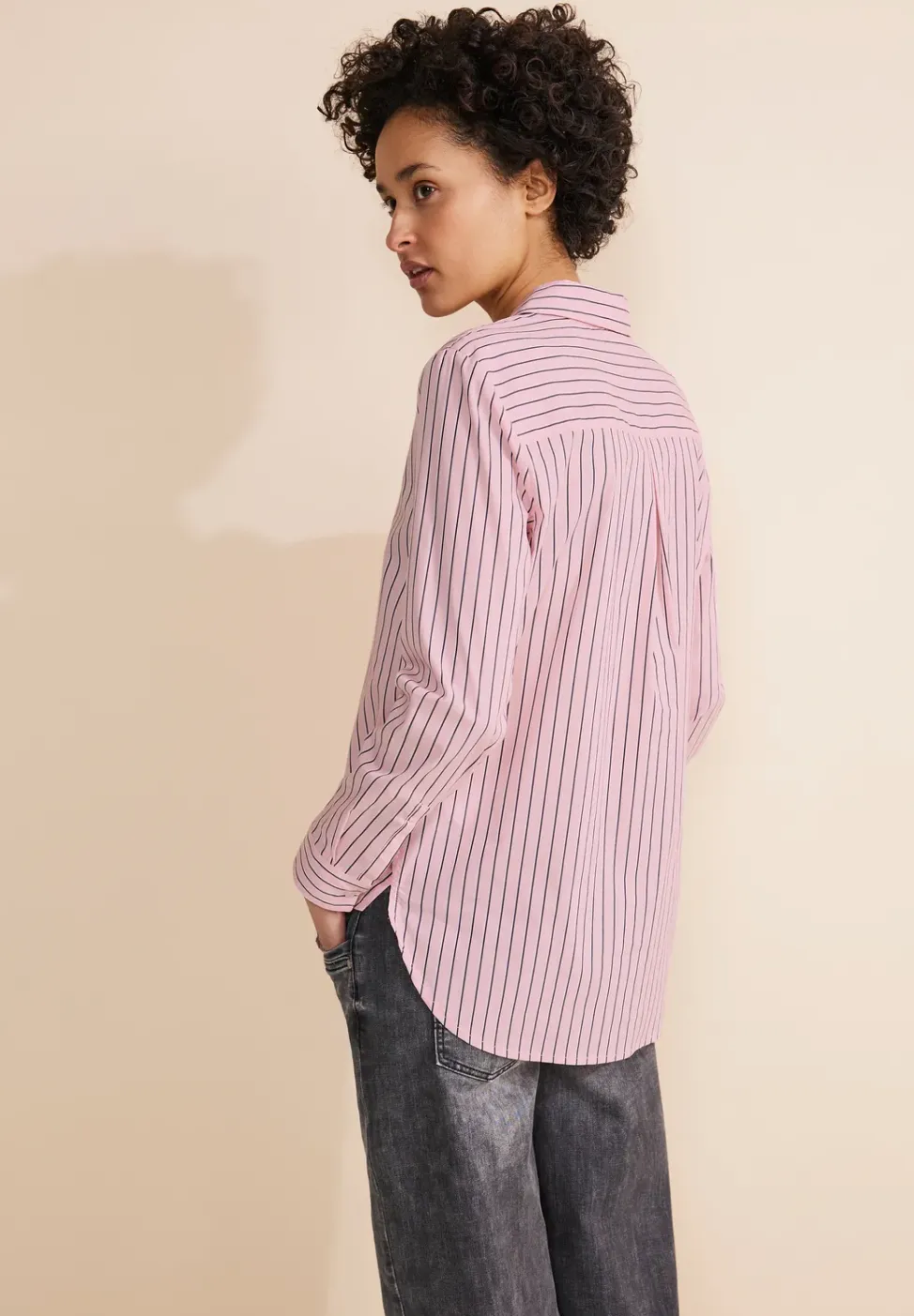 Shirtblouse met strepen