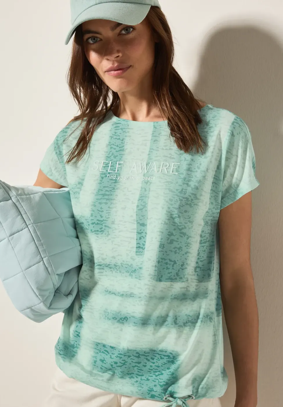 Shirt in burnout look