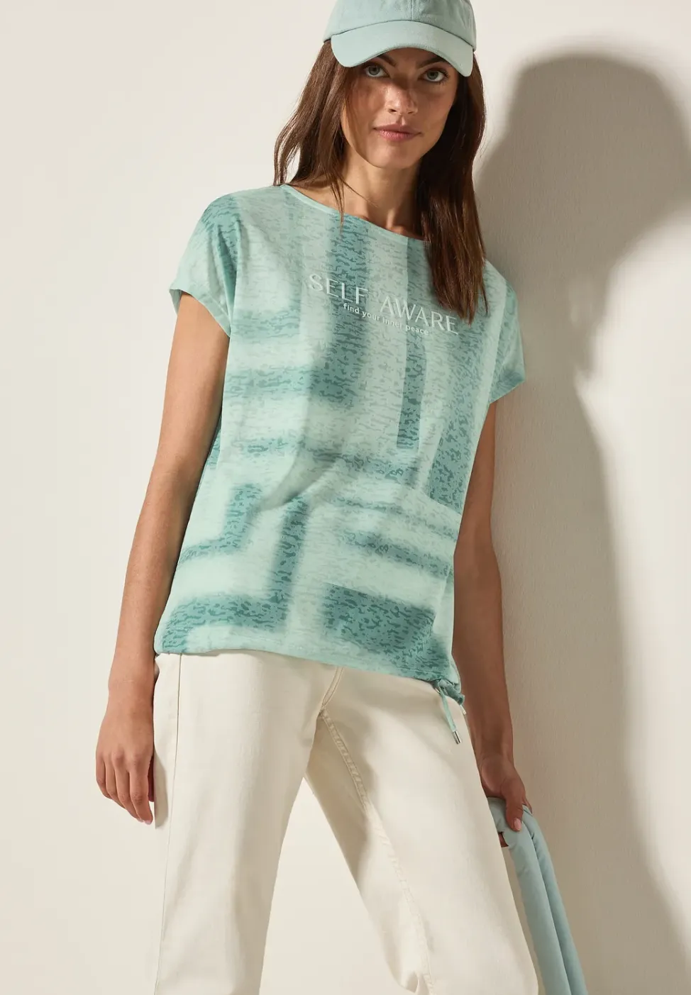 Shirt in burnout look