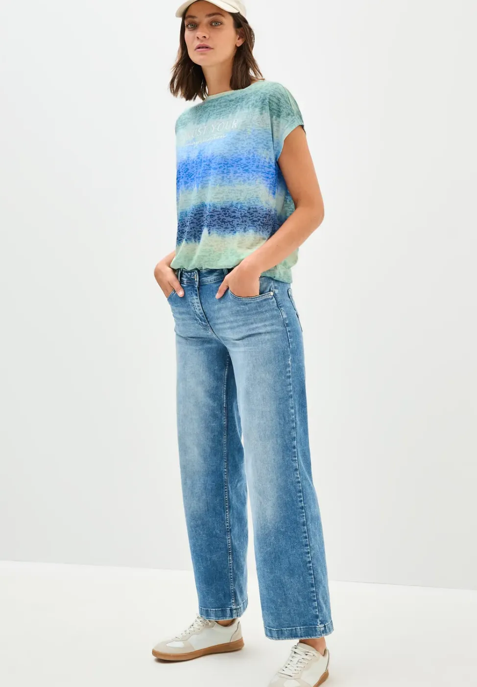 Shirt in burnout look