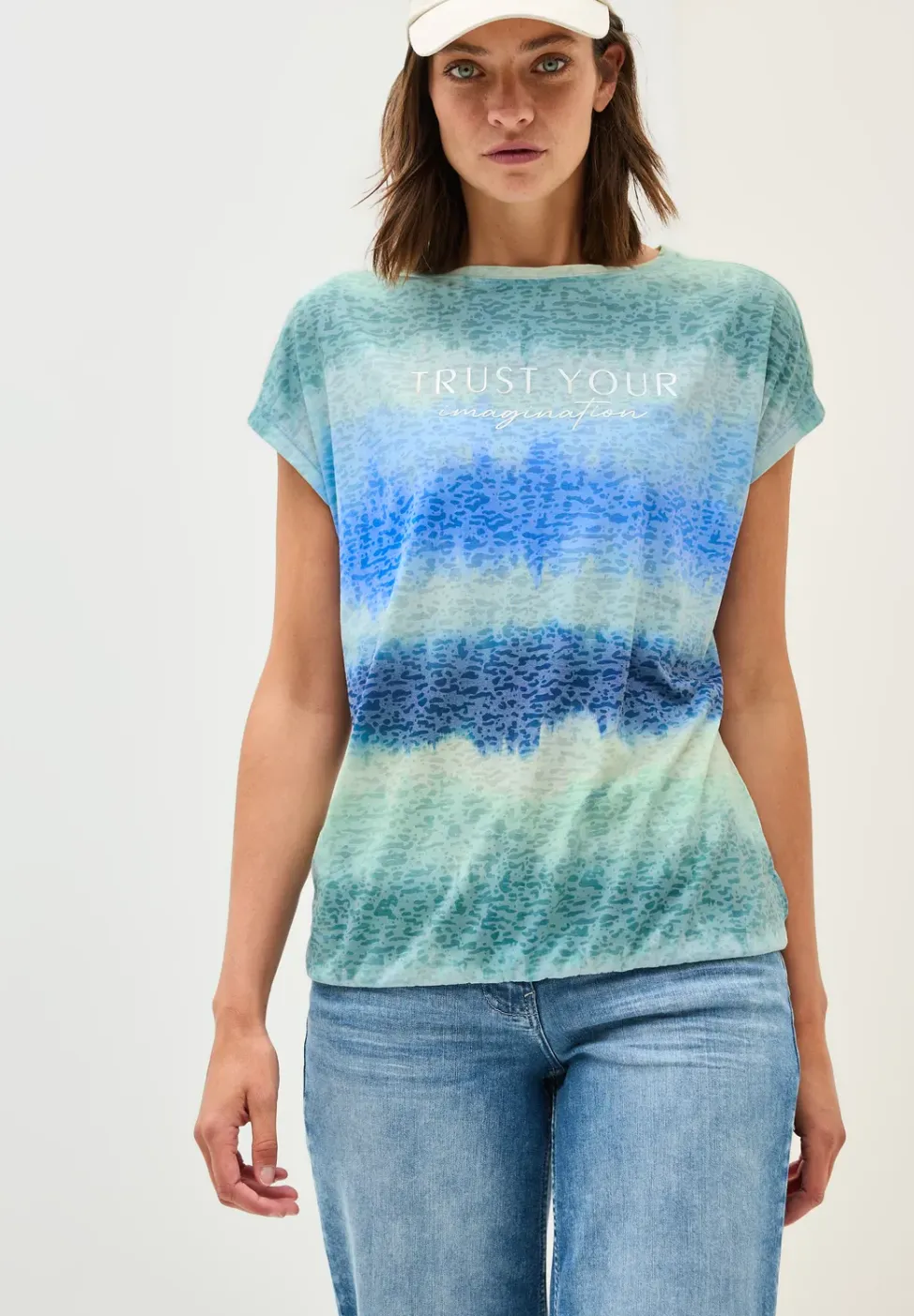 Shirt in burnout look