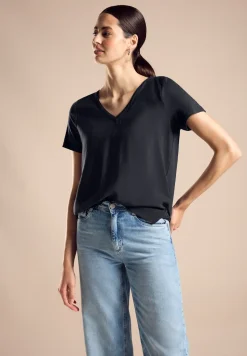 Shirt in cupro materiaalmix