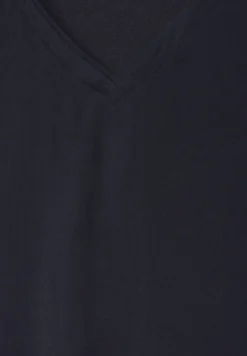Shirt in cupro materiaalmix