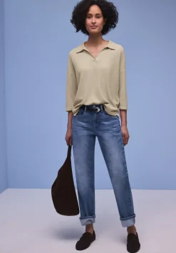 Shirt in effen kleur