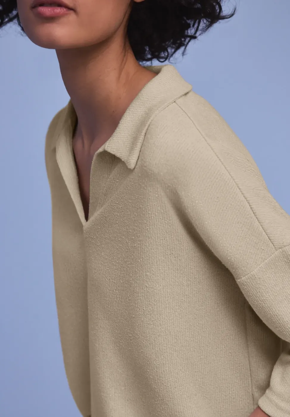Shirt in effen kleur