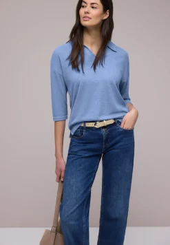 Shirt in effen kleur