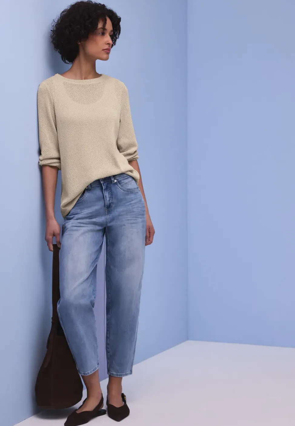 Shirt in effen kleur