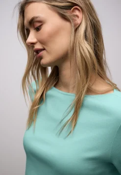 Shirt in effen kleur