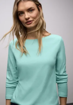 Shirt in effen kleur