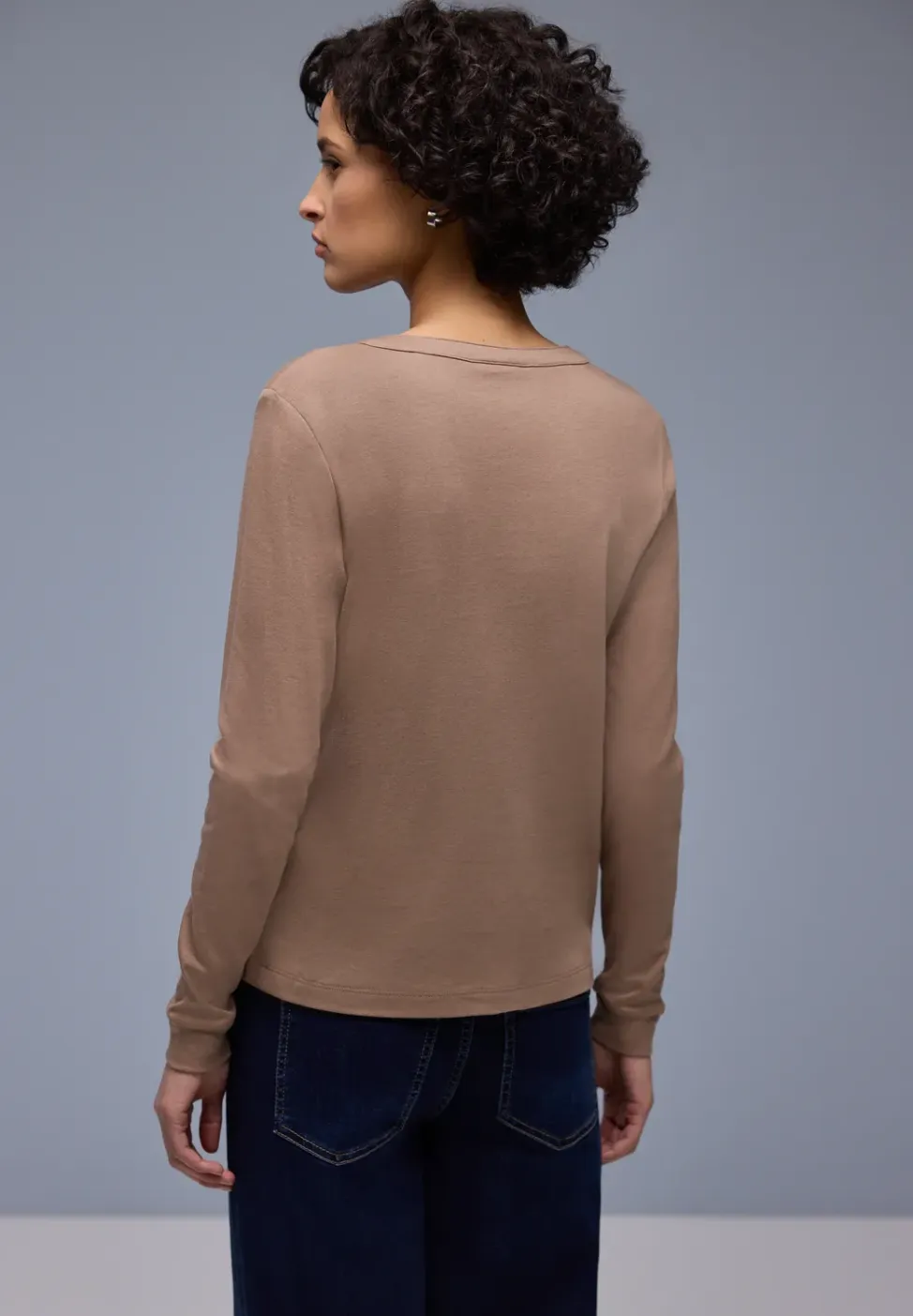Shirt in effen kleur
