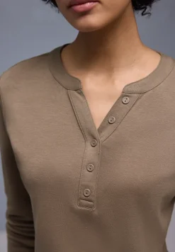Shirt in effen kleur