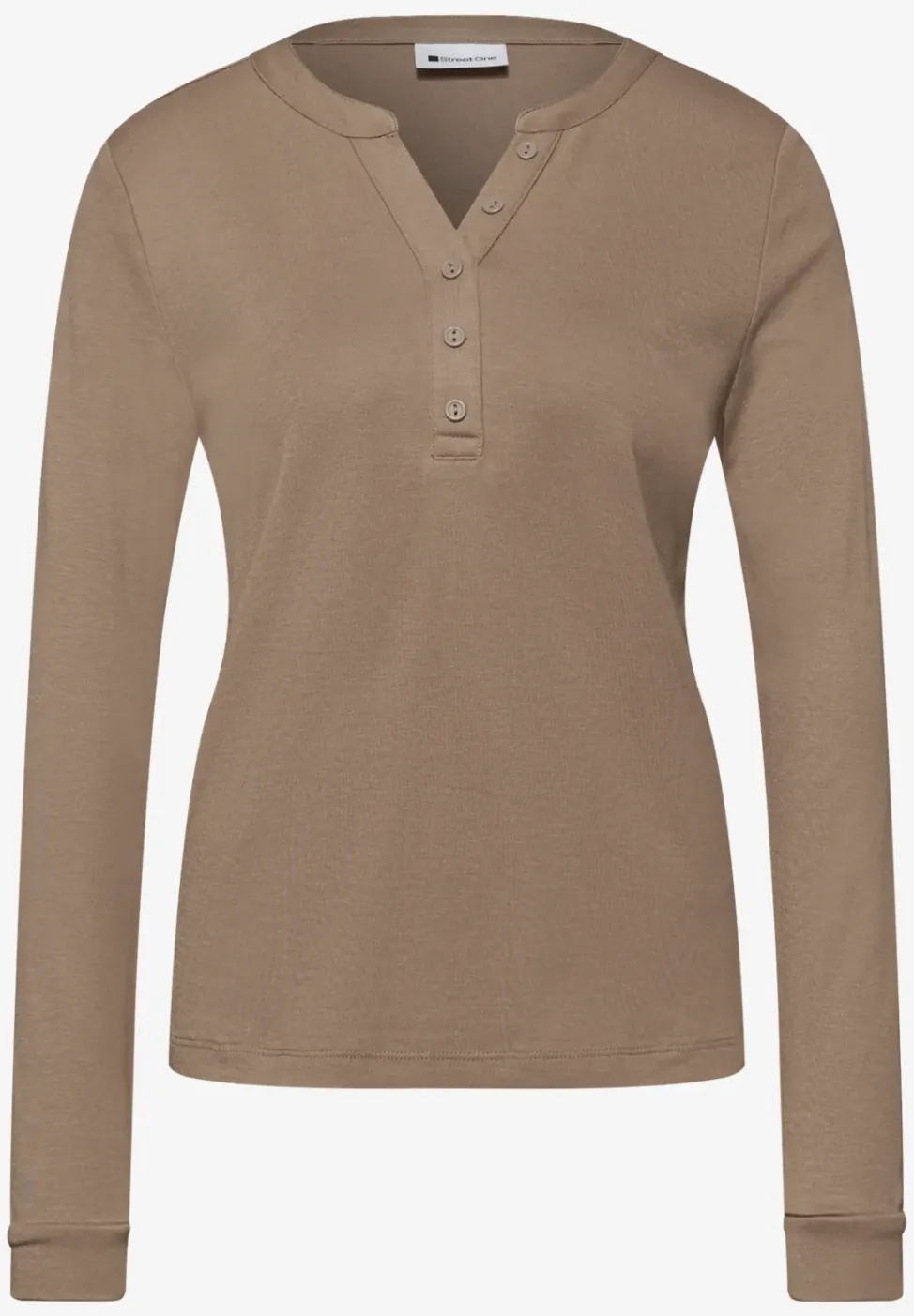 Shirt in effen kleur