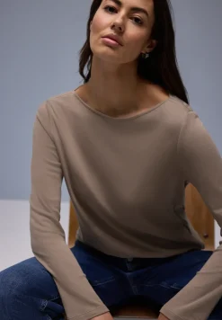 Shirt in effen kleur