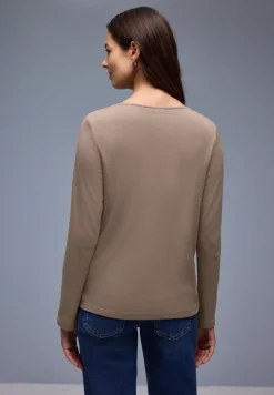 Shirt in effen kleur