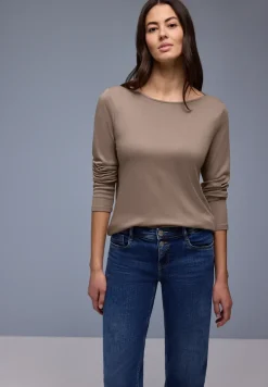 Shirt in effen kleur