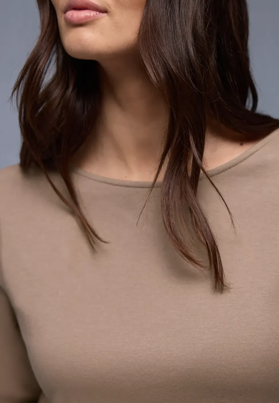 Shirt in effen kleur