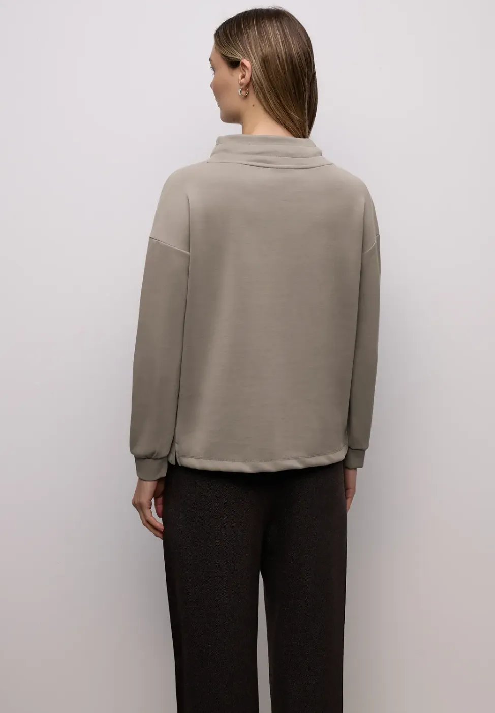 Shirt in effen kleur