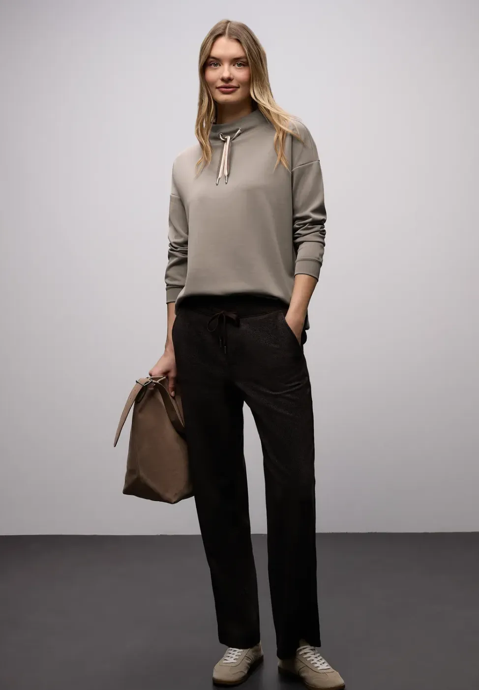 Shirt in effen kleur
