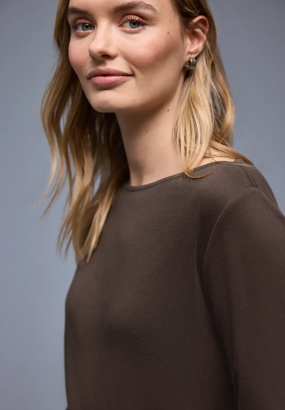 Shirt in effen kleur