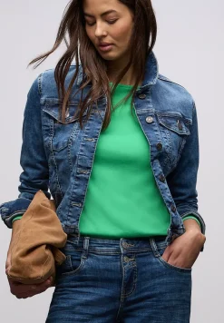 Shirt in effen kleur