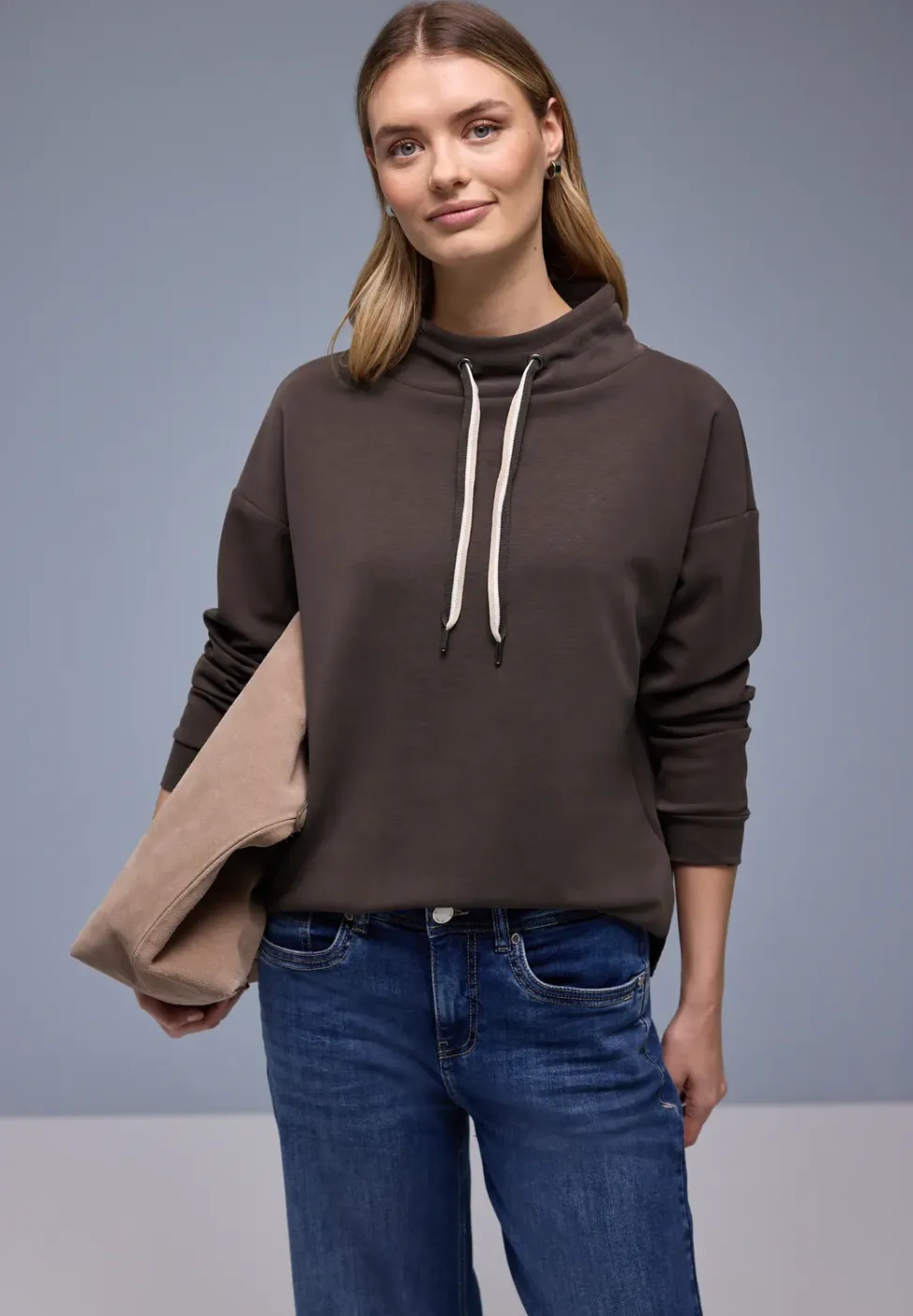 Shirt in effen kleur
