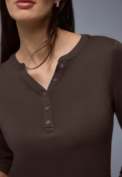 Shirt in effen kleur
