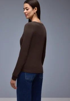 Shirt in effen kleur