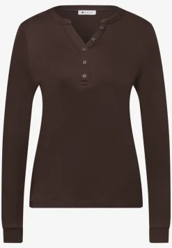 Shirt in effen kleur