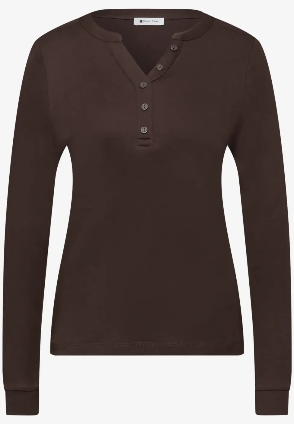 Shirt in effen kleur