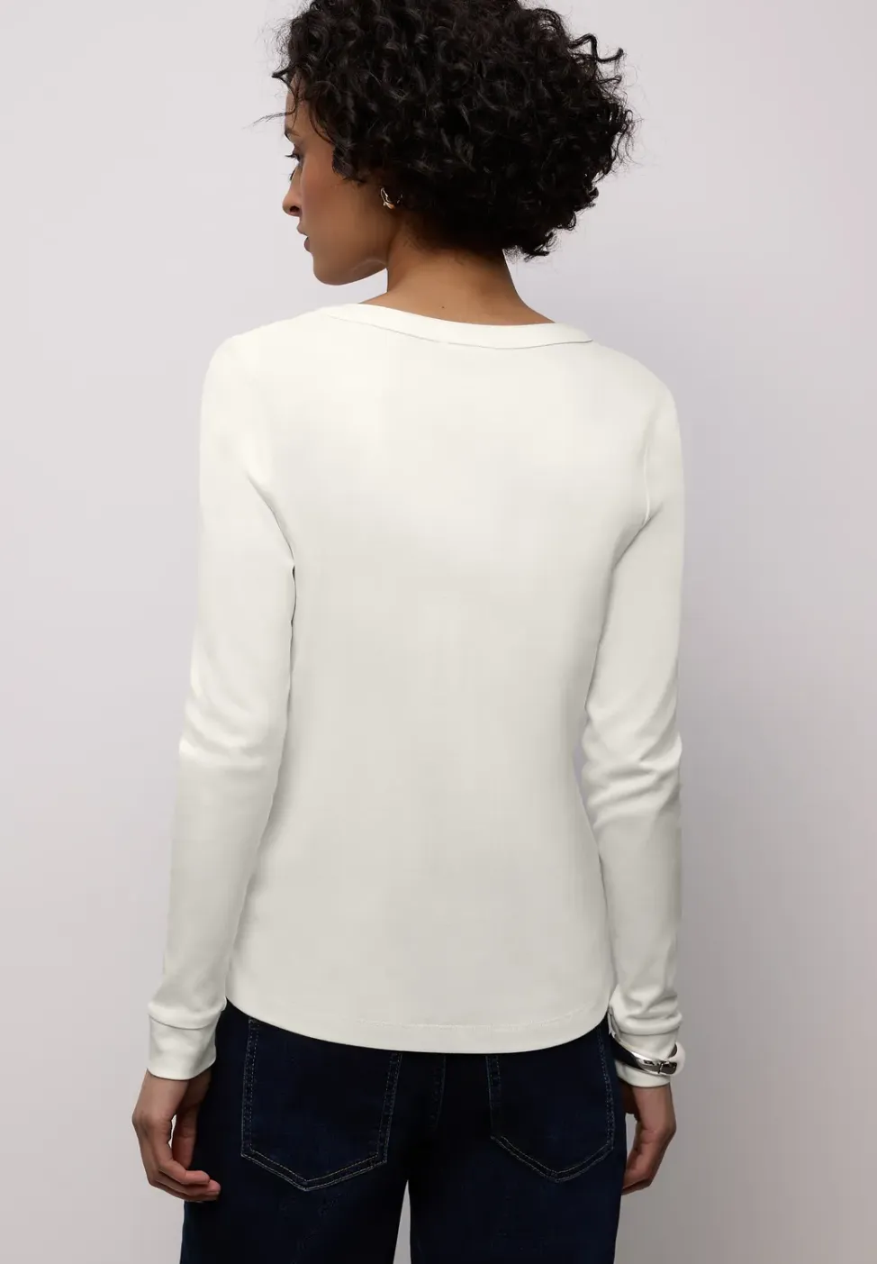 Shirt in effen kleur
