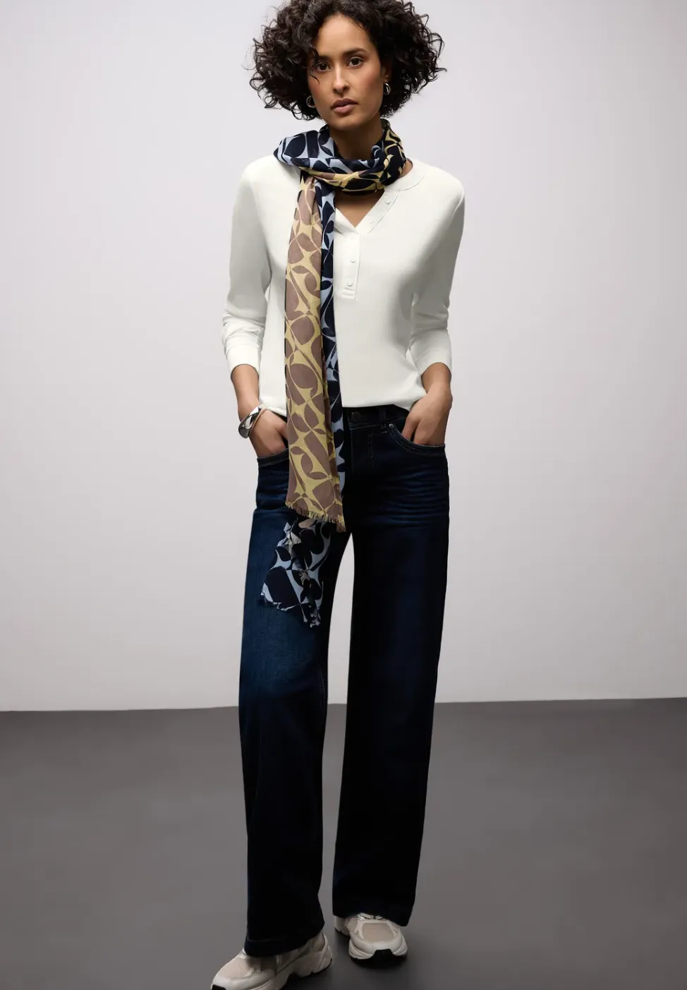 Shirt in effen kleur