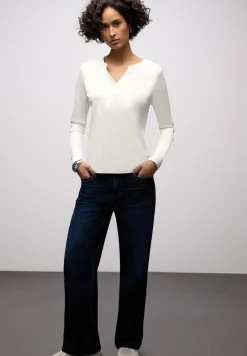 Shirt in effen kleur