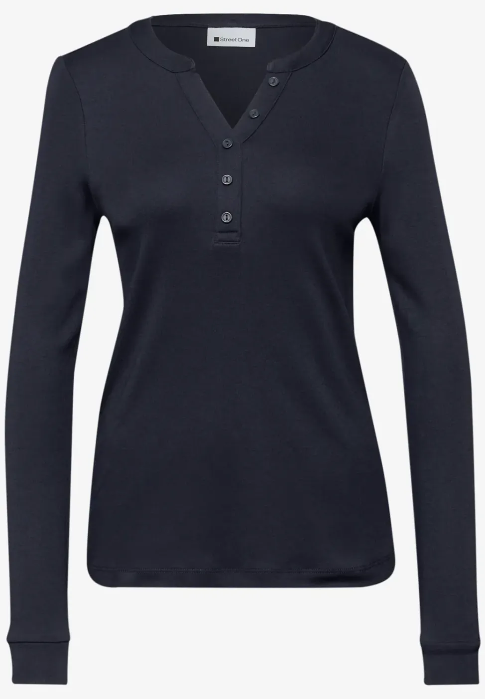 Shirt in effen kleur