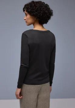 Shirt in effen kleur