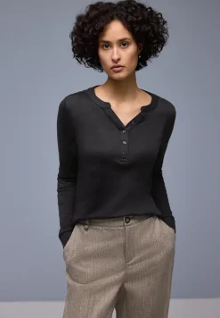 Shirt in effen kleur