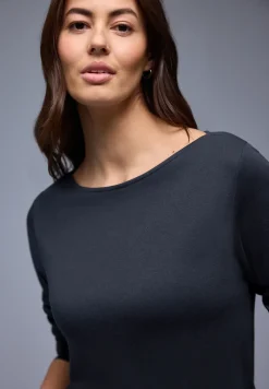 Shirt in effen kleur