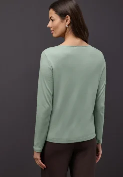 Shirt in effen kleur