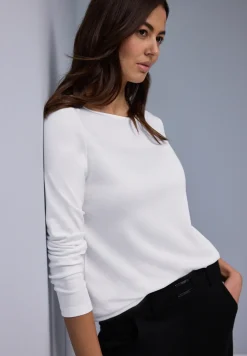 Shirt in effen kleur