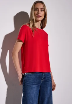 Shirt in effen kleur