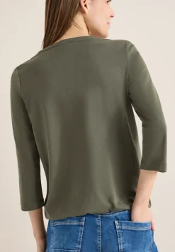Shirt in effen kleur