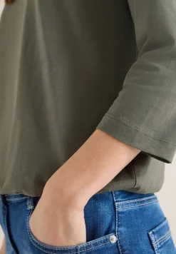 Shirt in effen kleur