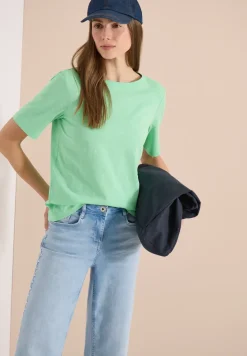 Shirt in effen kleur